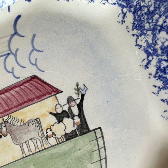 RARE MOLLY DALLAS VINTAGE CERAMIC PLATTER "PROMISE KEPT" - Picture 2 of 8